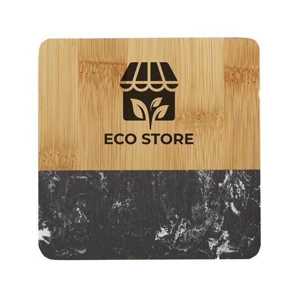 Main Product Image for Bamboo & Marble Coaster