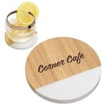 Bamboo/Marble Combo Coaster -  