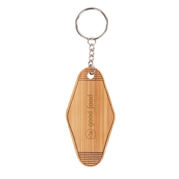 Main Product Image for BAMBOO MOTEL STYLE KEYCHAIN