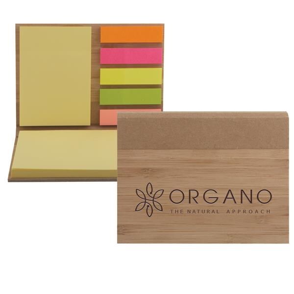 Main Product Image for Bamboo Sticky Notepad - Laser