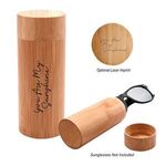 Buy Custom Printed Bamboo Sunglass Case