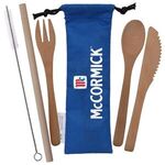 Bamboo Utensils with RPET Pouch