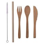 Bamboo Utensils with RPET Pouch