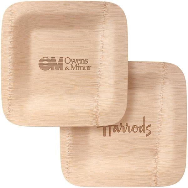 Main Product Image for Bamboo Veneer 7-Inch Disposable Eco Plate