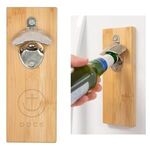 Bamboo Wall Mounted Bottle Opener - Natural
