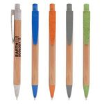 Buy Custom Printed Bamboo Wheat Writer Pen