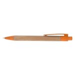 Bamboo Wheat Writer Pen - Orange