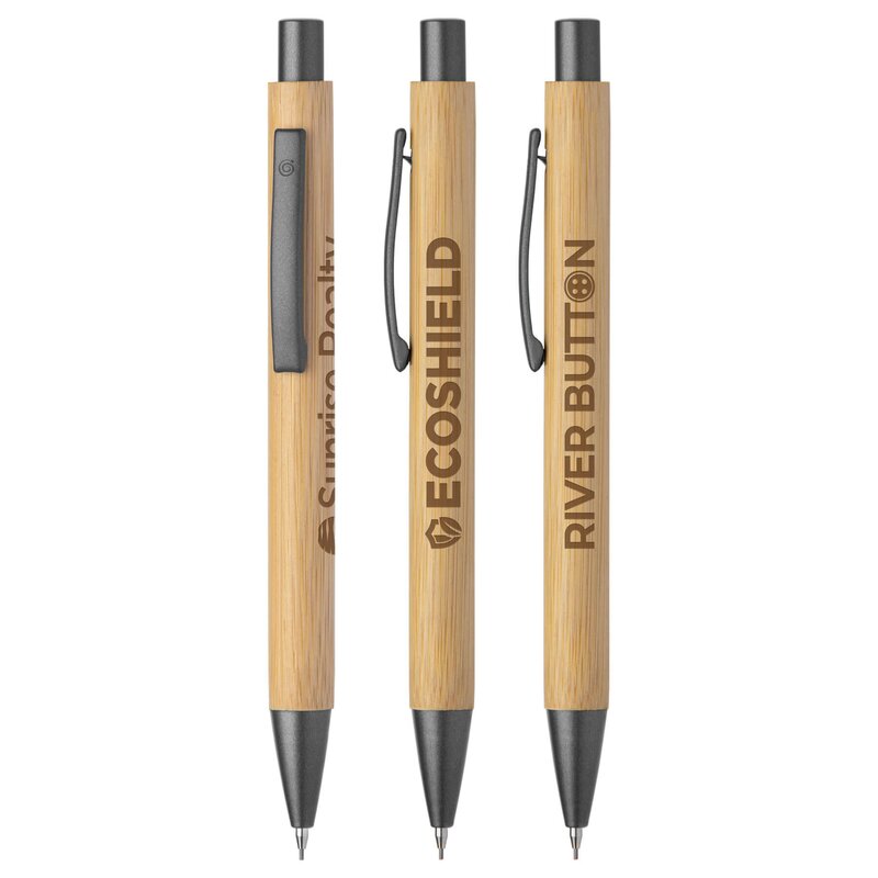Main Product Image for Laser Engraved Bambowie Bamboo Mechanical Pencil