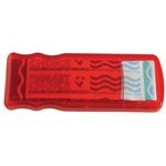 Bandage Dispenser with Color Bandages - Translucent Red