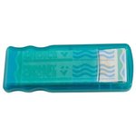 Bandage Dispenser with Pattern Bandages - Translucent Aqua