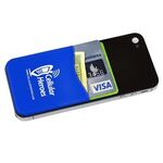 Banker Soft Silicone Cell Phone Wallet - Royal Blue