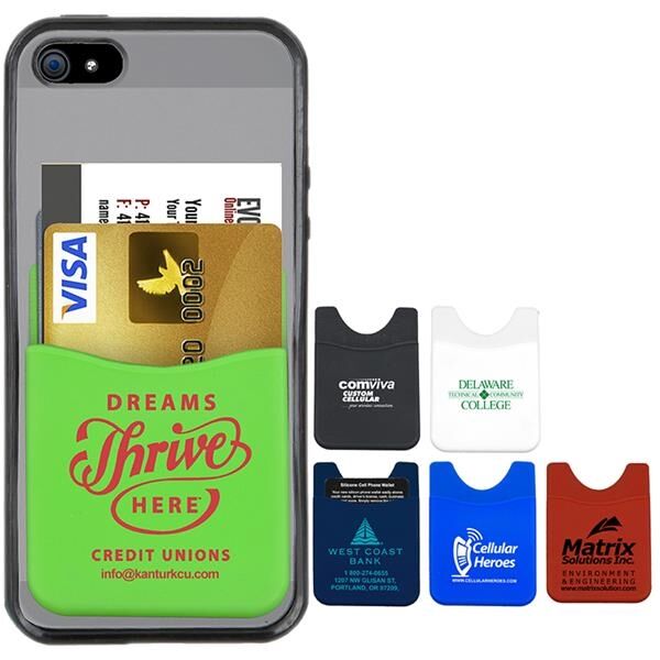 Main Product Image for Banker Soft Silicone Cell Phone Wallet