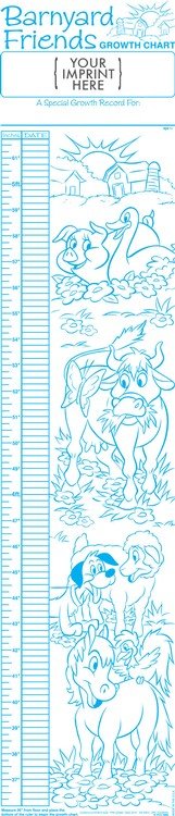 Main Product Image for Barnyard Friends Growth Chart