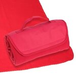 Barrel Fleece Blanket - Red