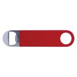 Bartenders Vinyl Bottle Opener - Full Color - Red