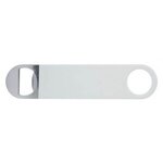 Bartenders Vinyl Bottle Opener - Full Color - White