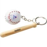 Buy Baseball Bat and Ball Keychain