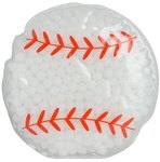 Baseball Gel Bead Hot/Cold Pack - White-red