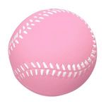 Baseball Shape Stress Reliever - Pink