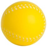 Baseball Squeezies(R) Stress Reliever - Yellow