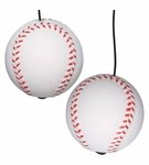 Baseball Yo-Yo Bungee Stress Reliever - White/Red