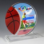 Basketball Achievement Award - Full Color -  