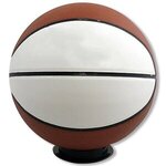 Basketball - Full Size, 2 Panels - Heat Transfer Print - Brown