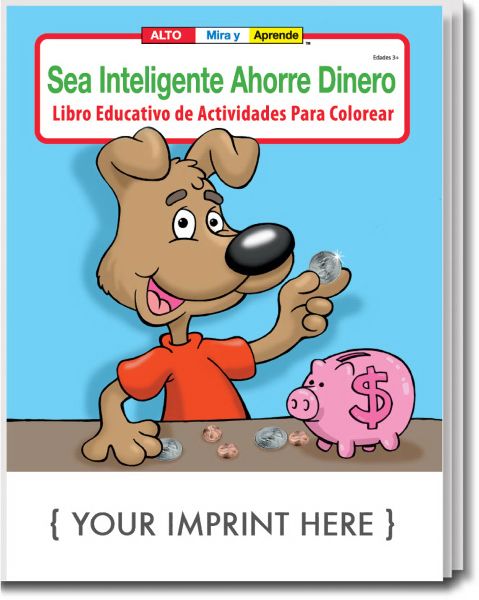 Main Product Image for Be Smart, Save Money Spanish Coloring And Activity Book