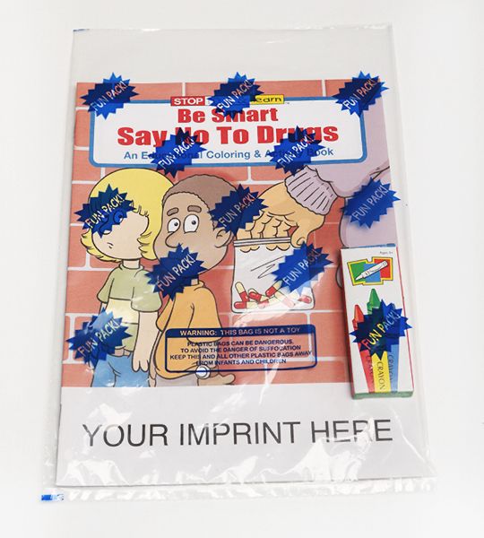 Main Product Image for Be Smart Say No To Drugs Coloring And Activity Book Fun Pack