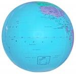 Beach Ball - 12" - Globe - Blue