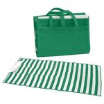 Beach Mat - Green With White