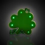 Beaded LED Shamrock Necklace -  