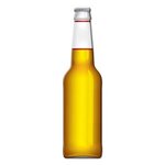 Beer Bottle Shaped Full Color Magnet -  