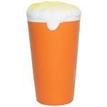 Beer Pint Glass Squeezie(R) Stress Reliever - Brown