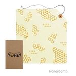 Bees wrap Large Sandwich with tie 13" x 13" -  