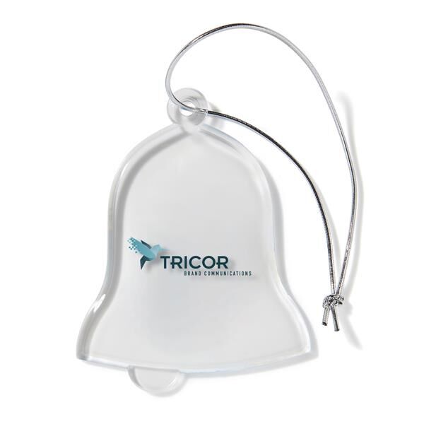 Main Product Image for Promotional Bell Shaped Acrylic Ornament