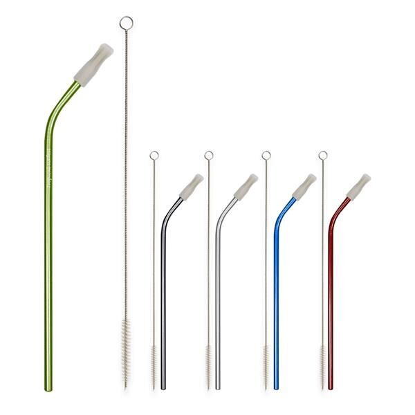 Main Product Image for Bent Stainless Steel Straw
