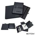Bettoni® Sorrento Journal & Pen Giftset - Black