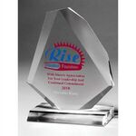 Beveled Diamond Award - Clear