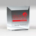 Beveled Elegant Freestanding Award - Clear