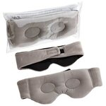 BeWellâ¢ Flaxseed Heat Therapy 3D Eye Mask - Medium Gray