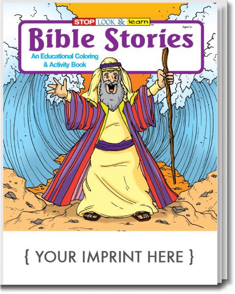 Main Product Image for Bible Stories Coloring And Activity Book USA Made