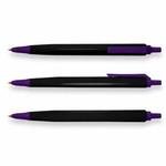 BIC Tri-Stic - Black/Purple