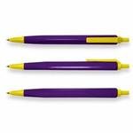 BIC Tri-Stic - Purple/Yellow