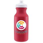 Bike II - ColorJet - Full Color 20 Oz. Sports Bottle - Red