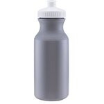 Bike II - ColorJet - Full Color 20 Oz. Sports Bottle - Silver