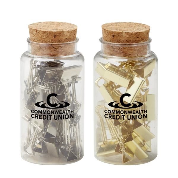 Main Product Image for Binder Clips in Jar