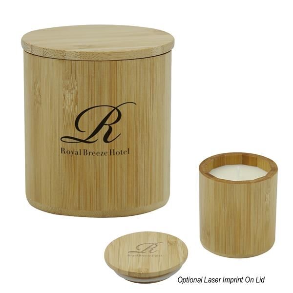 Main Product Image for Printed Bison Lane Bamboo Candle