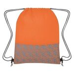 Bitmap Drawstring Backpack -  