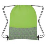 Bitmap Drawstring Backpack -  